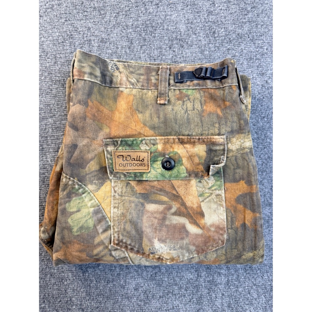 Walls Outdoors Men Large Camo Cargo Pants Advantage Timber Tactical Workwear USA